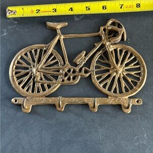 Brass Bicycle Wall key Holder